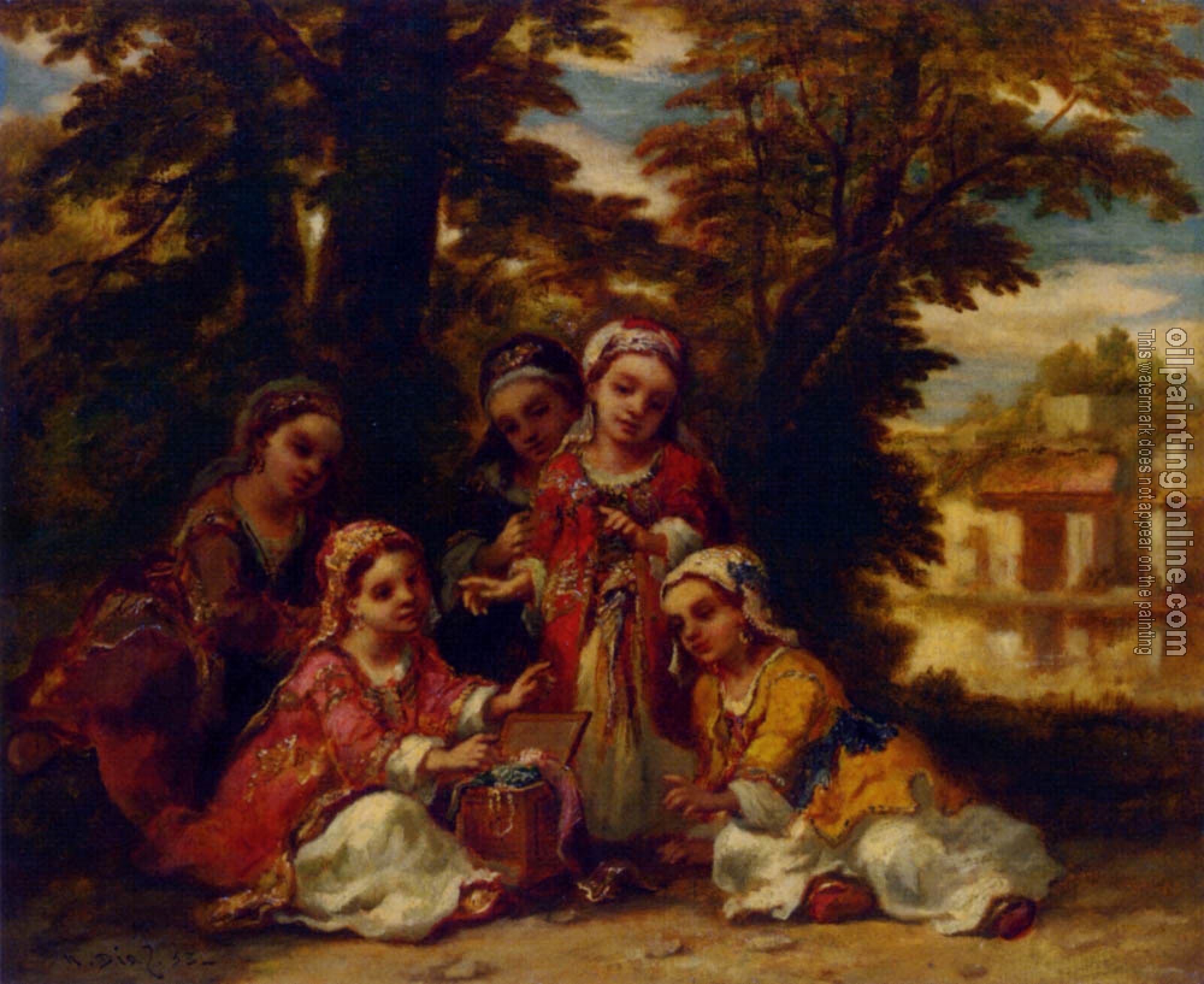 Diaz De La Pena, Narcisse-Virgile - Enfants Turcs